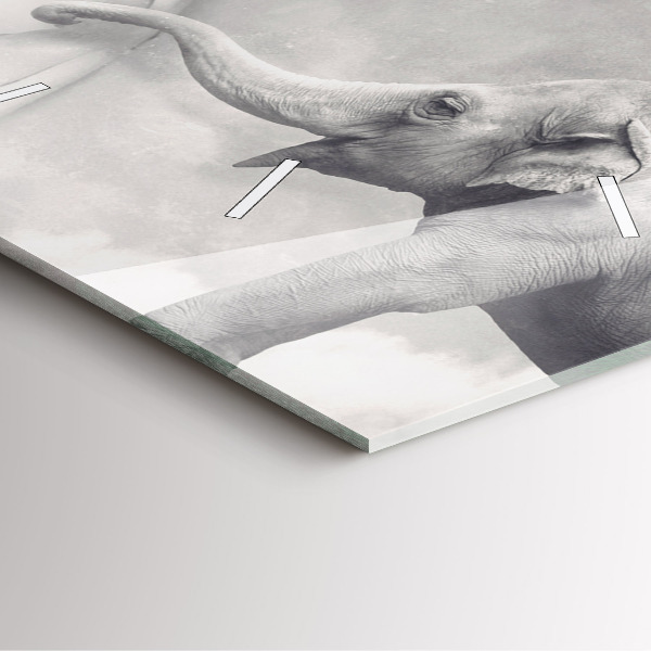 Orologio quadrato Elefante