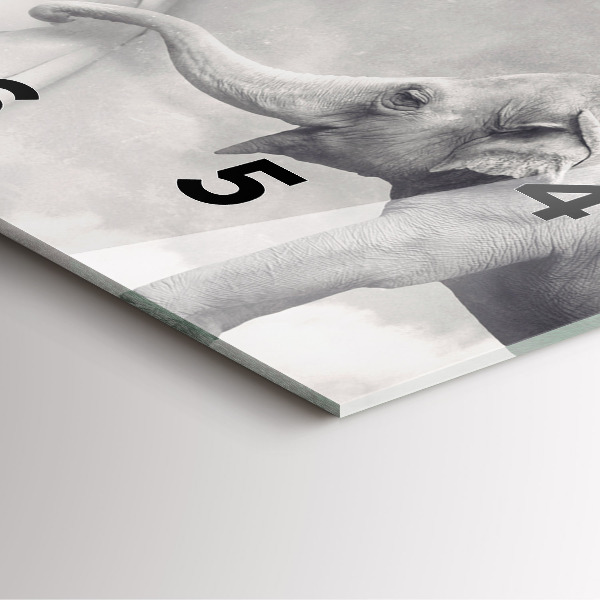 Orologio quadrato Elefante