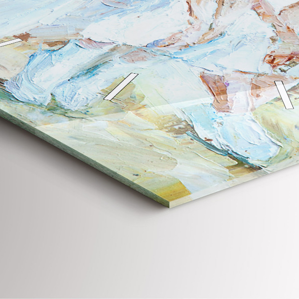 Orologio quadrato in vetro Giovani ballerine