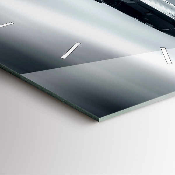 Orologio quadrato in vetro Aerei militari in volo