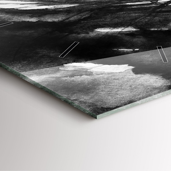 Orologio quadrato in vetro Ritratto di una donna