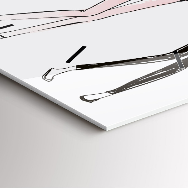 Orologio quadrato in vetro Moda femminile