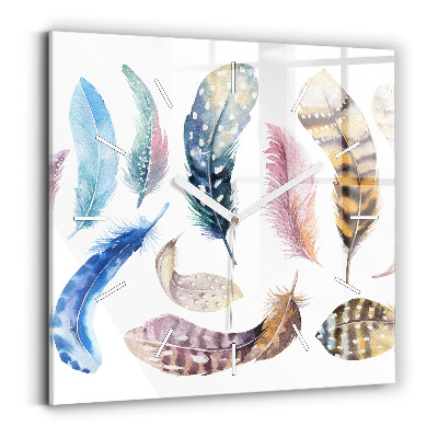 Orologio quadrato in vetro Illustrazione d'arte retrò