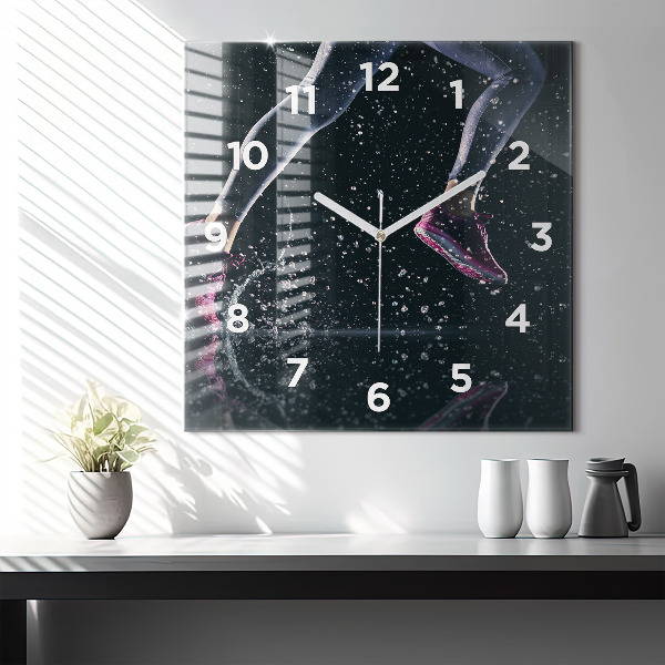 Orologio quadrato Stile di vita sano e corsa