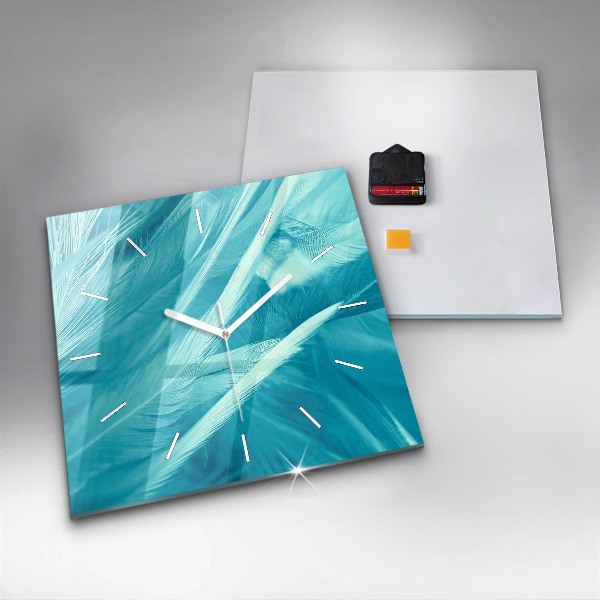 Orologio quadrato Verde turchese vintage