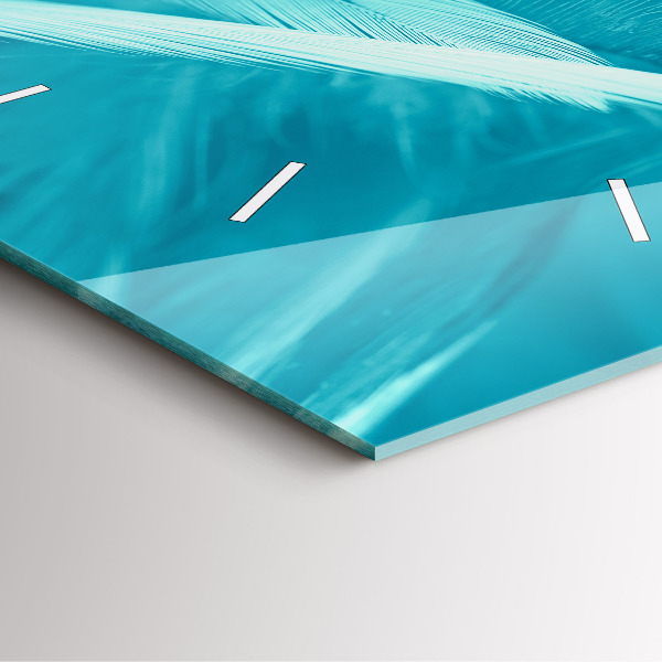 Orologio quadrato Verde turchese vintage