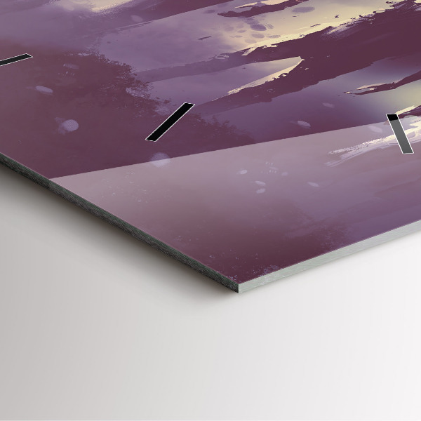 Orologio quadrato Zombie di notte - Halloween