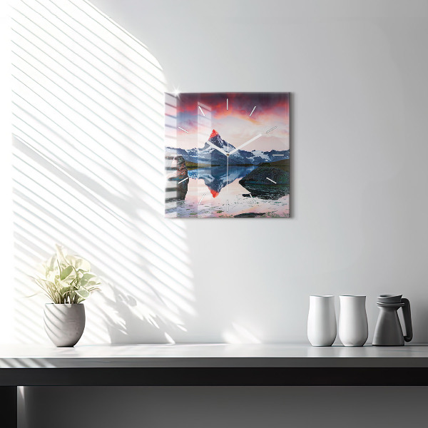 Orologio quadrato Stellisee lago Cervino