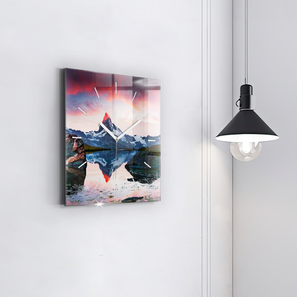 Orologio quadrato Stellisee lago Cervino