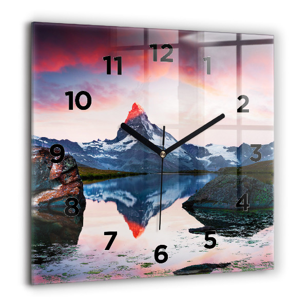 Orologio quadrato Stellisee lago Cervino