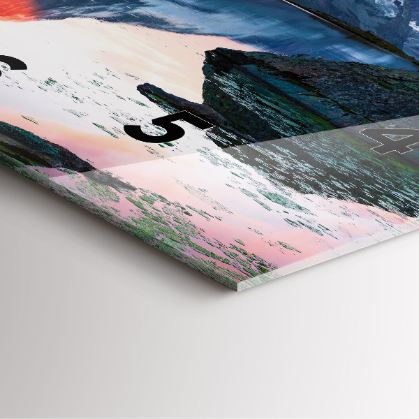 Orologio quadrato Stellisee lago Cervino