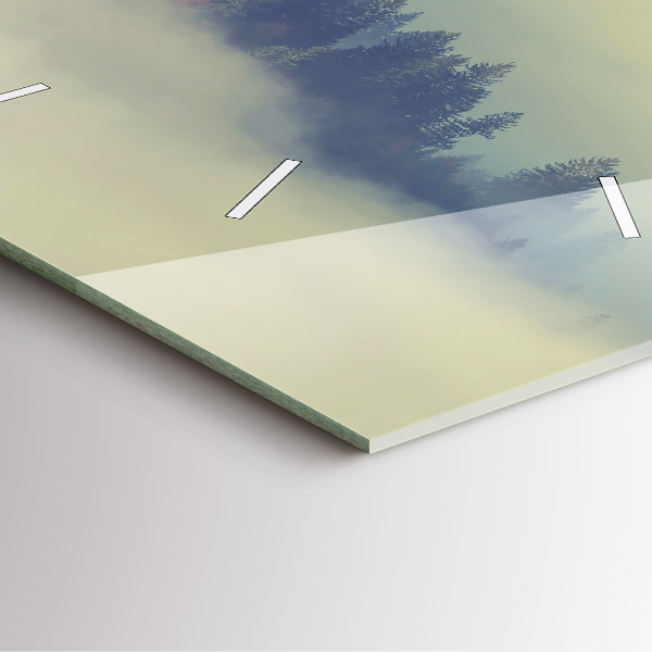 Orologio quadrato Aquila della foresta nebbiosa