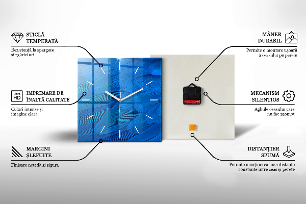 Orologio quadrato Spazio e pianeti