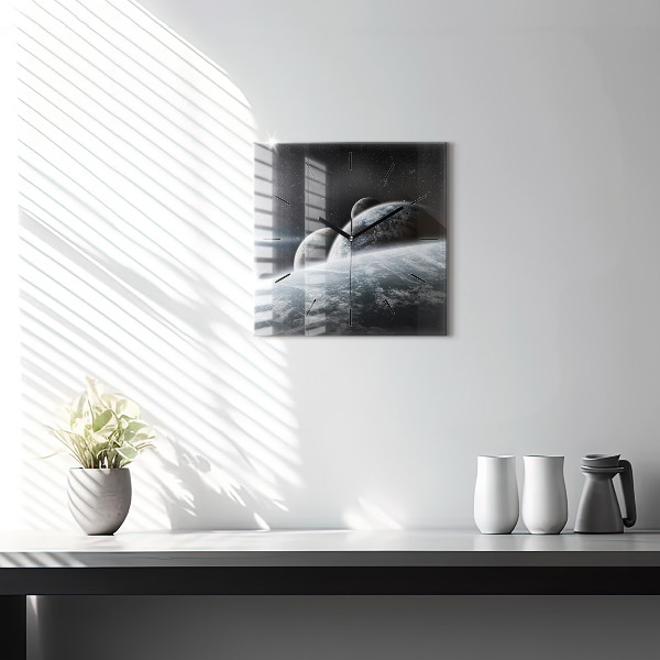 Orologio quadrato Spazio e pianeti