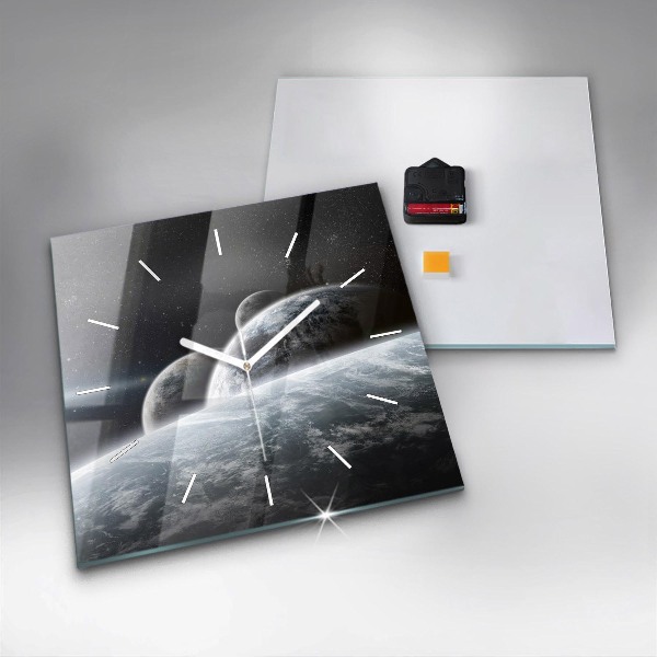 Orologio quadrato Spazio e pianeti