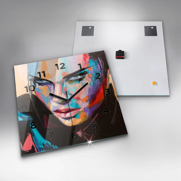 Orologio quadrato Ritratto di una donna