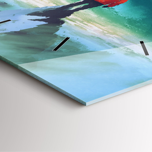 Orologio quadrato L'uomo sulla luna