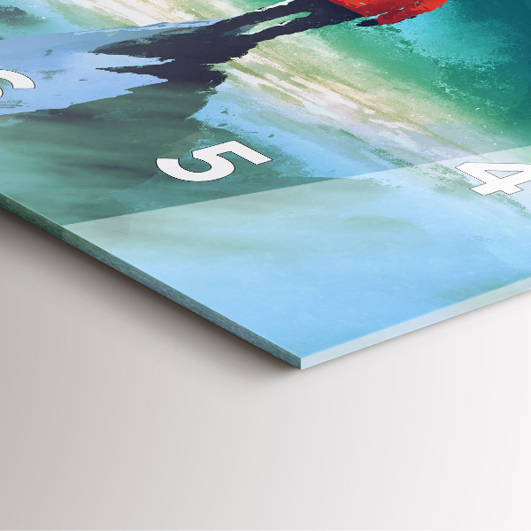 Orologio quadrato L'uomo sulla luna