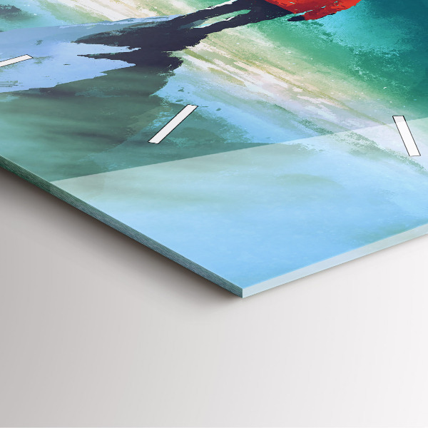 Orologio quadrato L'uomo sulla luna