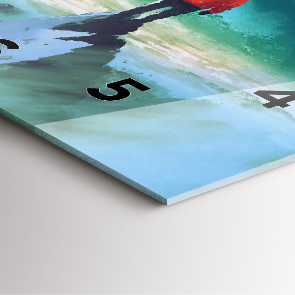 Orologio quadrato L'uomo sulla luna