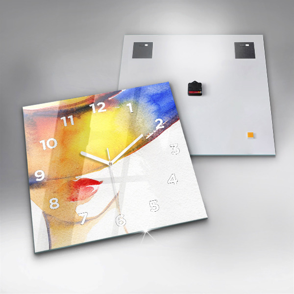 Orologio quadrato Donna con cappello