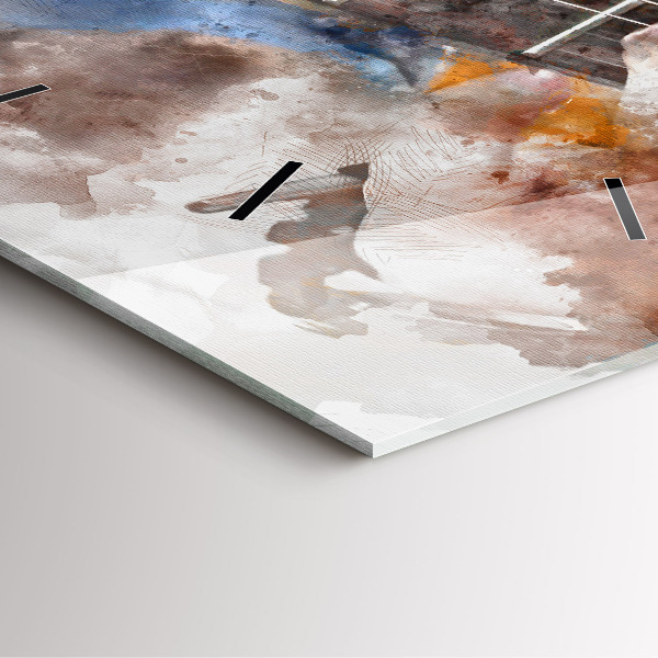 Orologio quadrato Grafica per chitarra