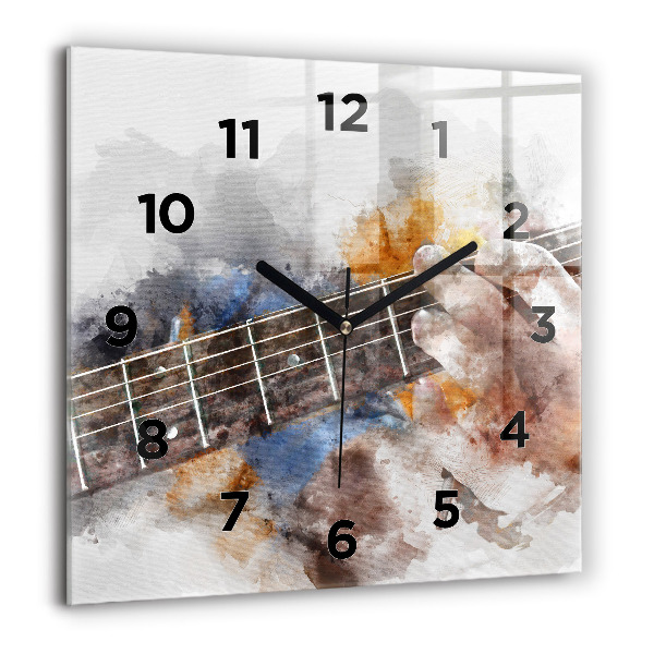 Orologio quadrato Grafica per chitarra