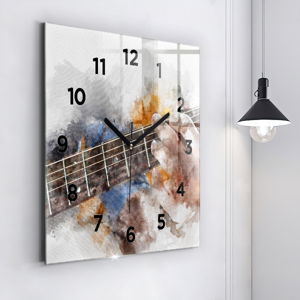 Orologio quadrato Grafica per chitarra