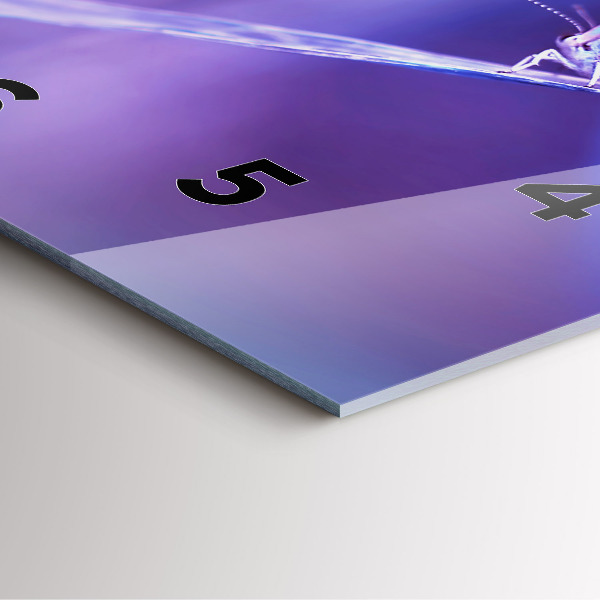 Orologio quadrato Farfalla sull'erba