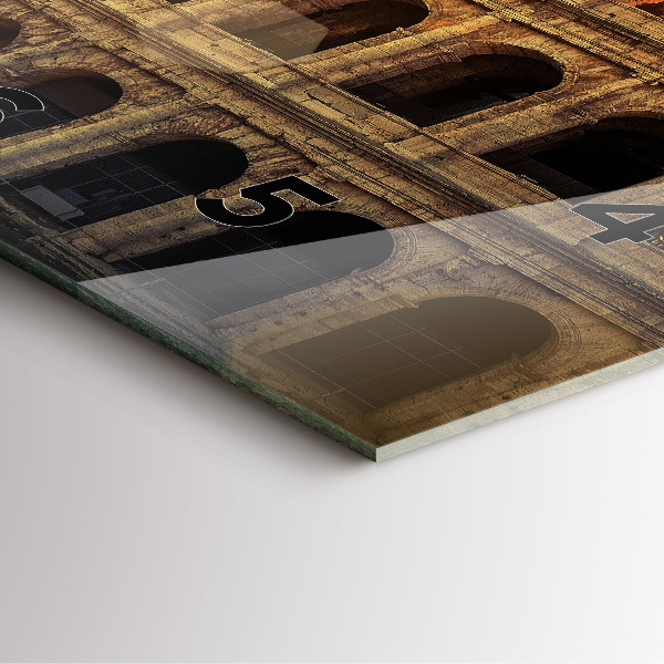 Orologio quadrato Colosseo romano