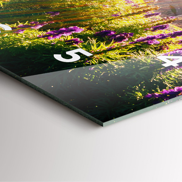 Orologio quadrato Prato di lavanda