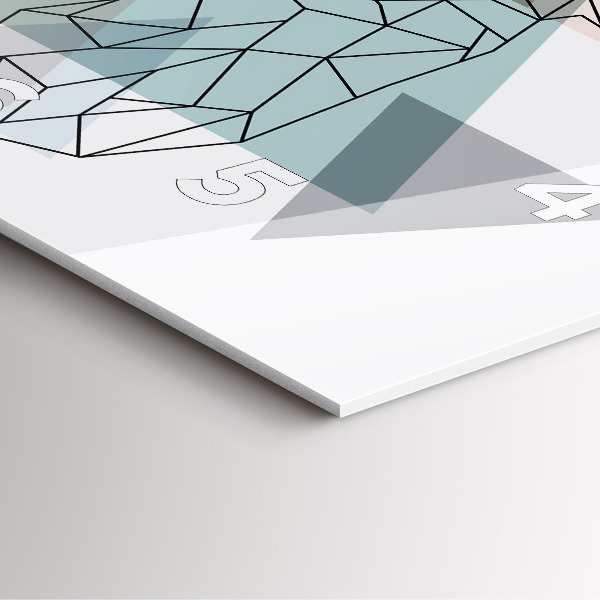 Orologio quadrato Renna stile scandinavo