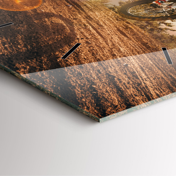 Orologio quadrato Uomo in motocicletta