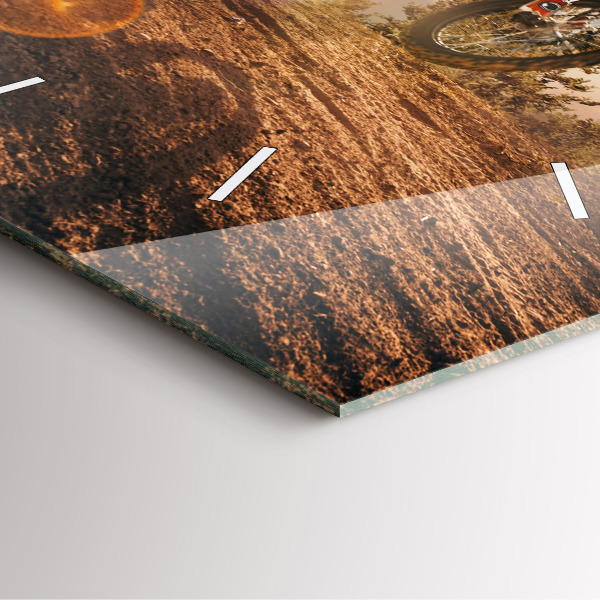 Orologio quadrato Uomo in motocicletta