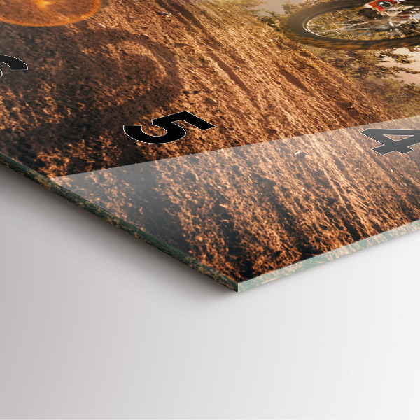 Orologio quadrato Uomo in motocicletta