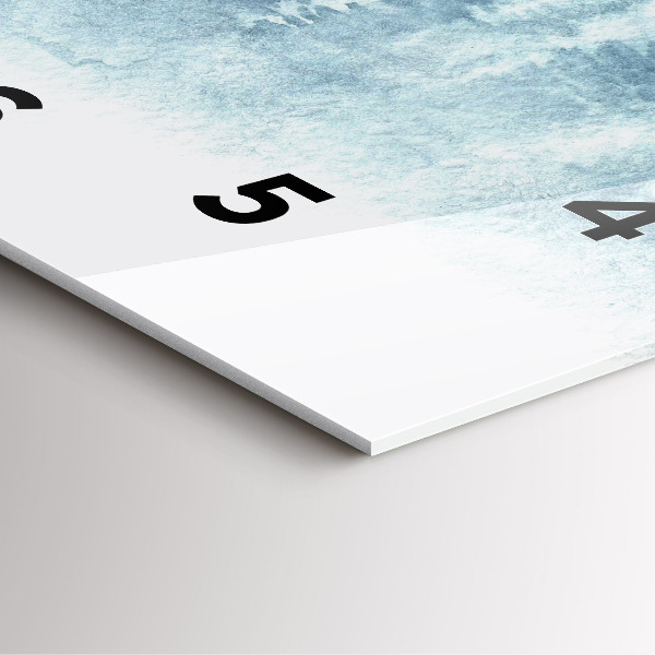 Orologio quadrato Foresta invernale