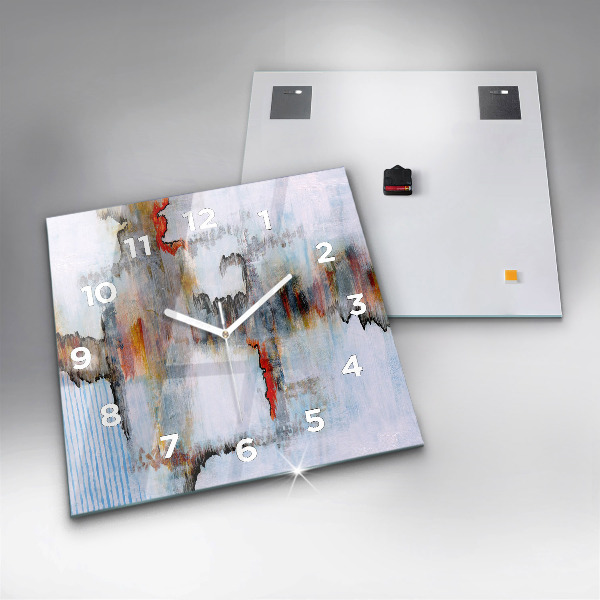 Orologio quadrato Astrazione