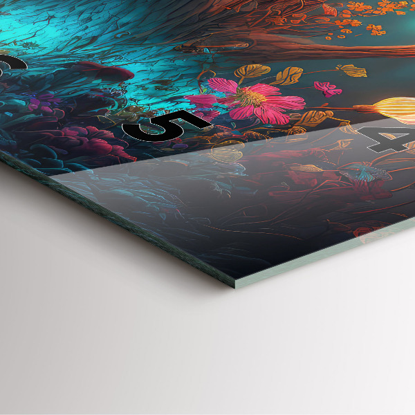 Orologio quadrato Funghi della foresta e magici