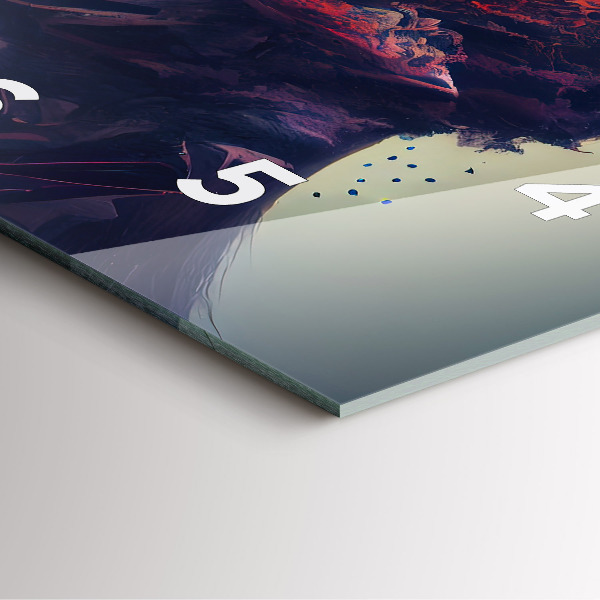 Orologio quadrato Donna astratta