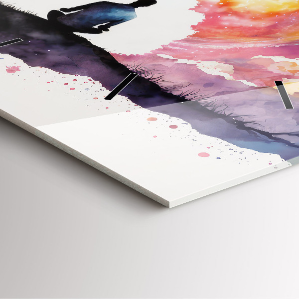 Orologio quadrato Stile di vita meditativo