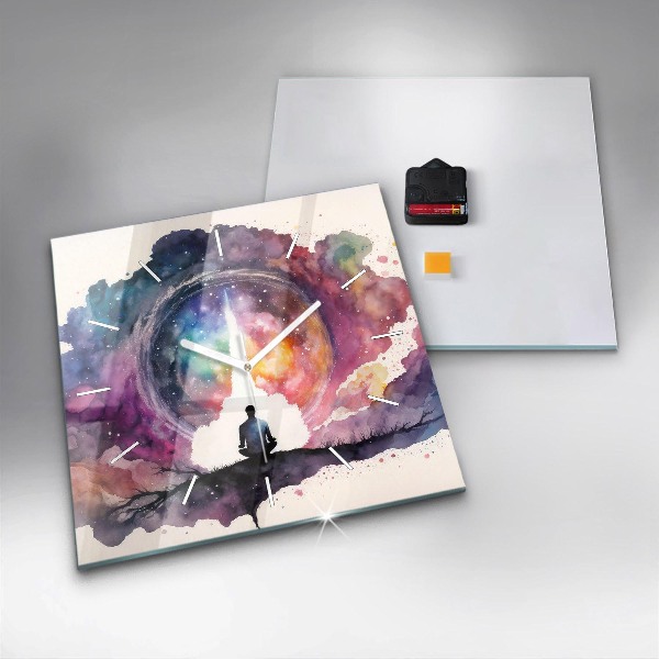 Orologio quadrato Stile di vita meditativo