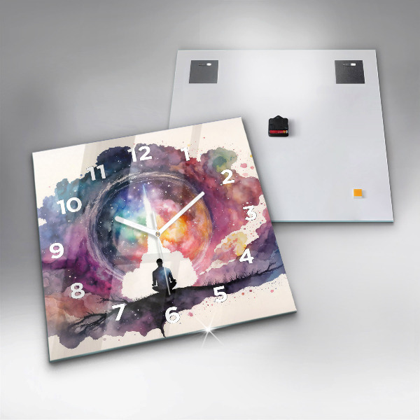 Orologio quadrato Stile di vita meditativo