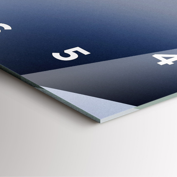 Orologio quadrato Astrazione sole