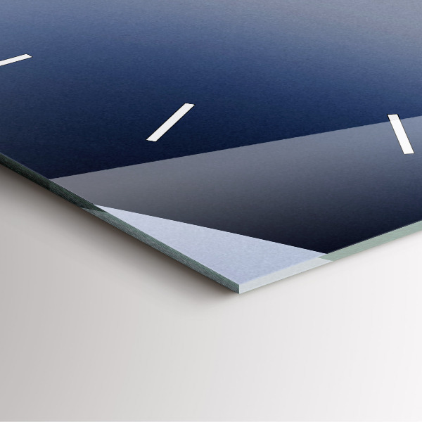 Orologio quadrato Astrazione sole