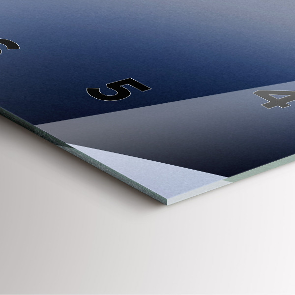 Orologio quadrato Astrazione sole