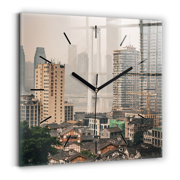 Orologio quadrato Città vecchia di Chongqing