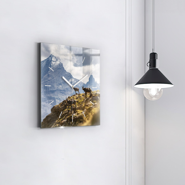 Orologio quadrato Capra in Valle d'Aosta