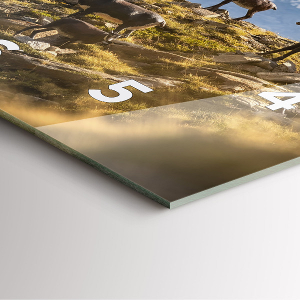 Orologio quadrato Capra in Valle d'Aosta