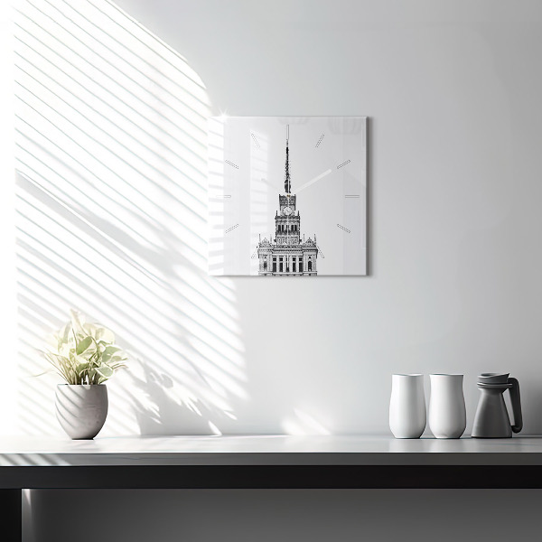 Orologio quadrato Palazzo della Cultura e della Scienza