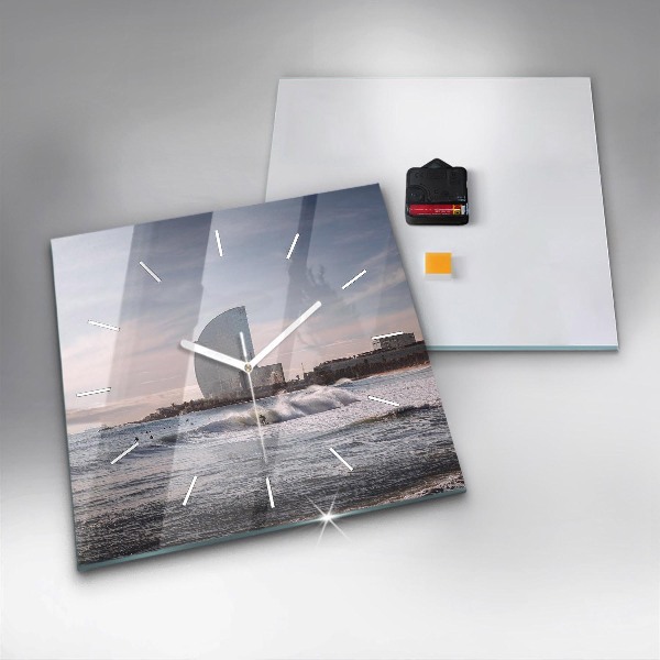 Orologio quadrato Surfista di Barcellona